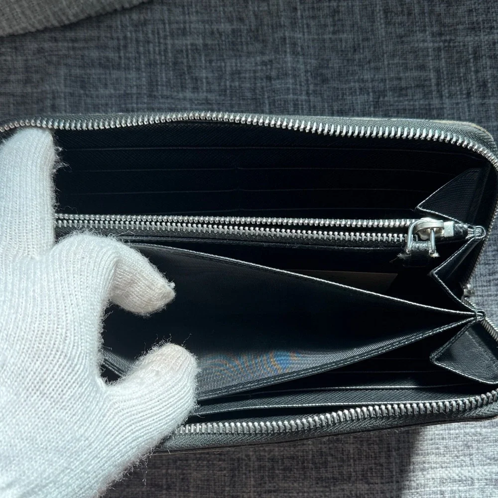 Prada Black Leather Wallet